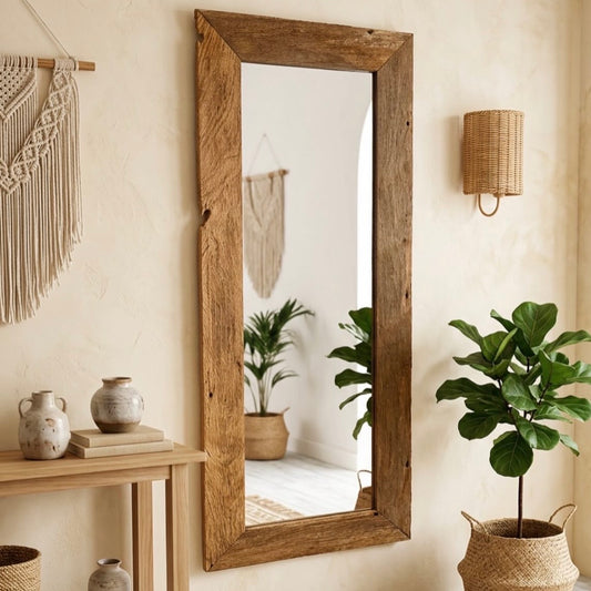 Miroir planches flottées
