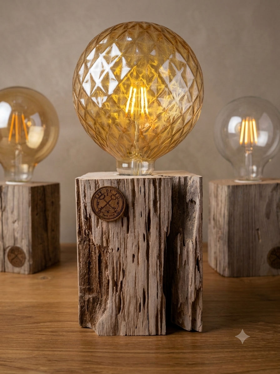 Lampe à poser "madrier "3