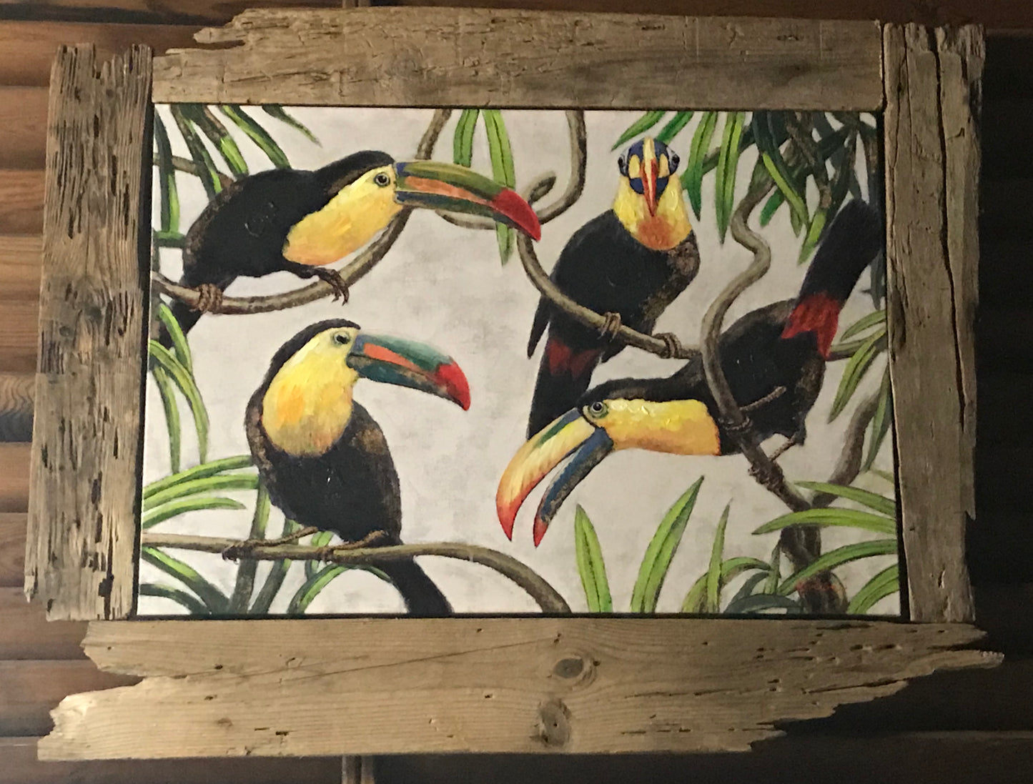Encadrement toucans